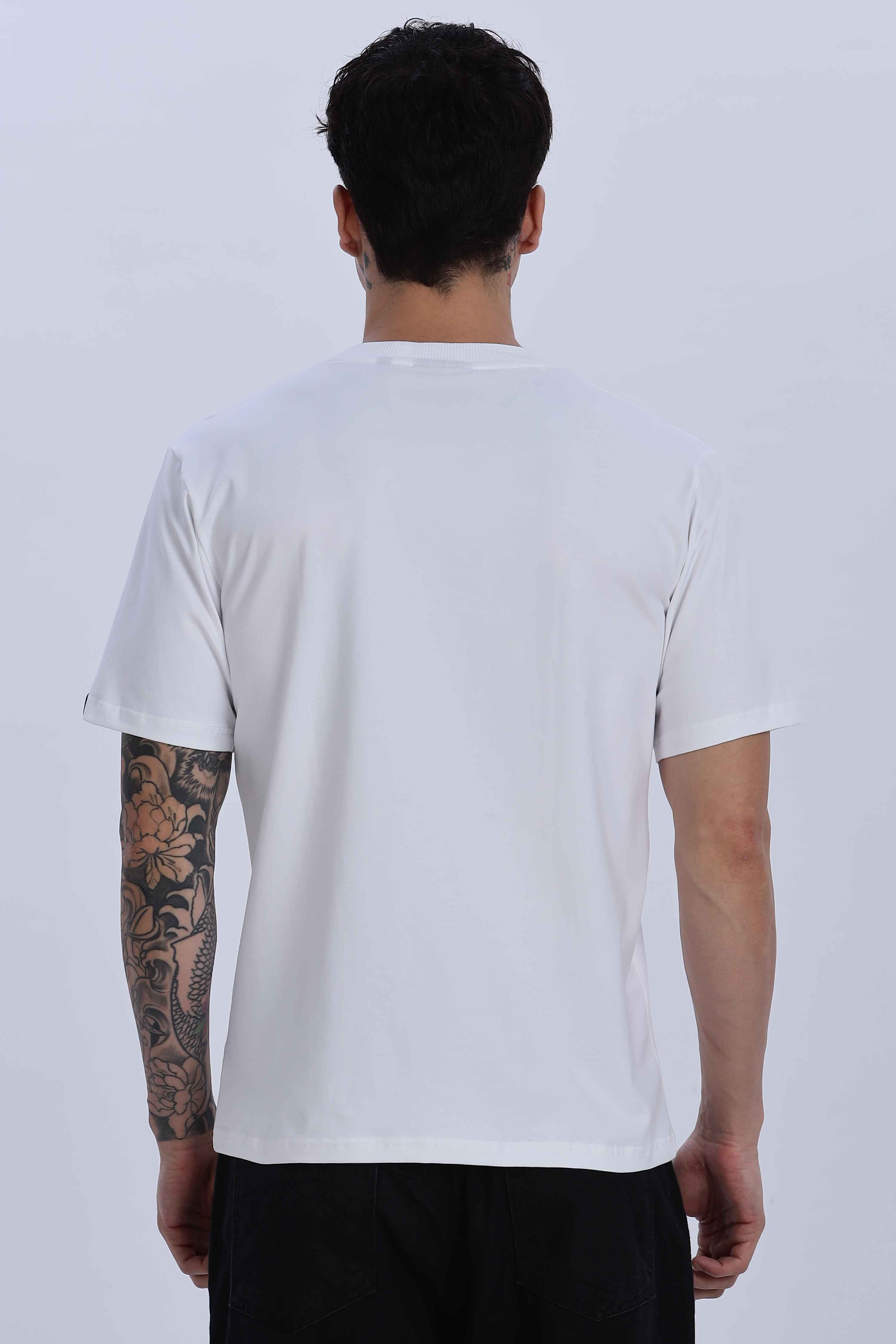 Relaxed Fit White Tshirt