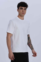 Relaxed Fit White Tshirt