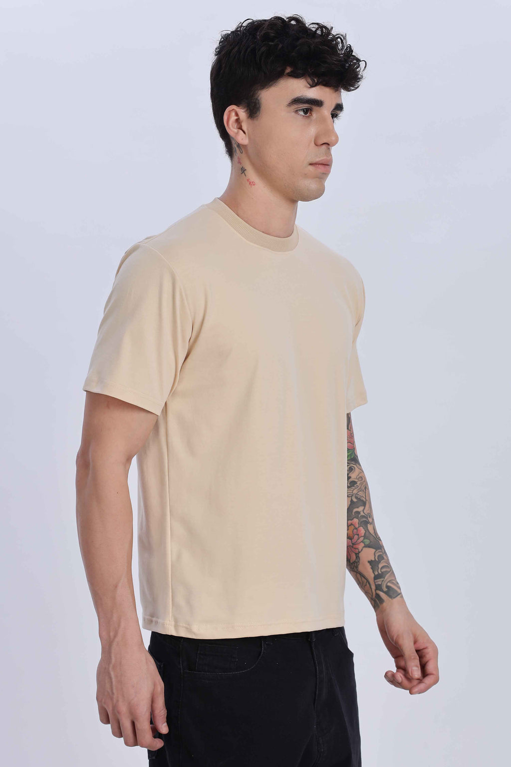 Relaxed Fit Beige Tshirt