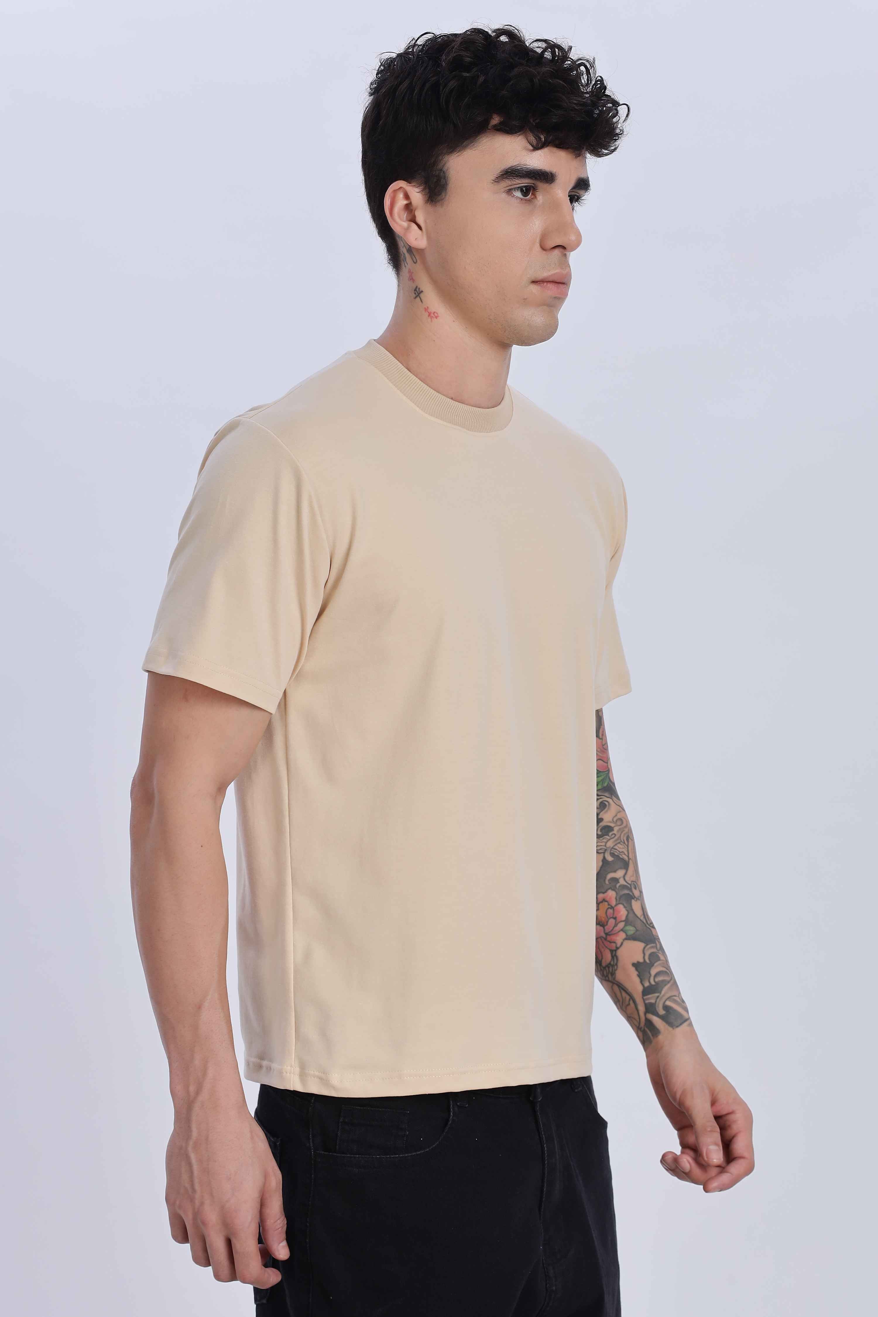 Relaxed Fit Beige Tshirt