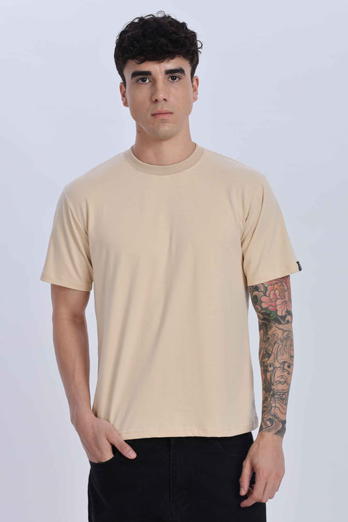 Relaxed Fit Beige Tshirt