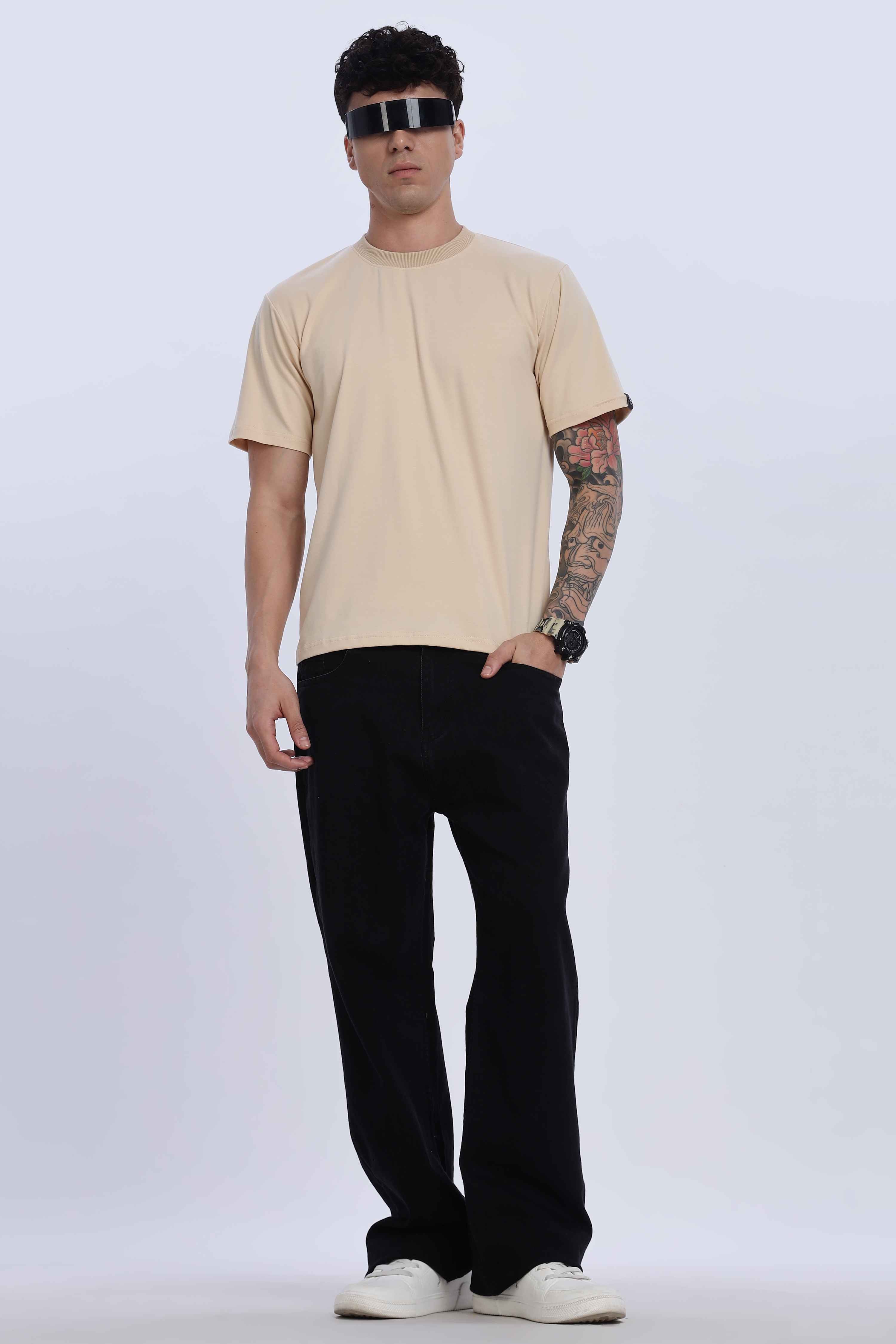 Relaxed Fit Beige Tshirt
