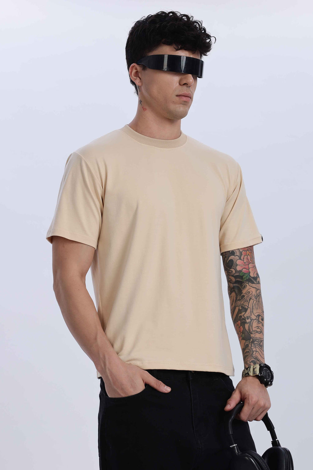 Relaxed Fit Beige Tshirt