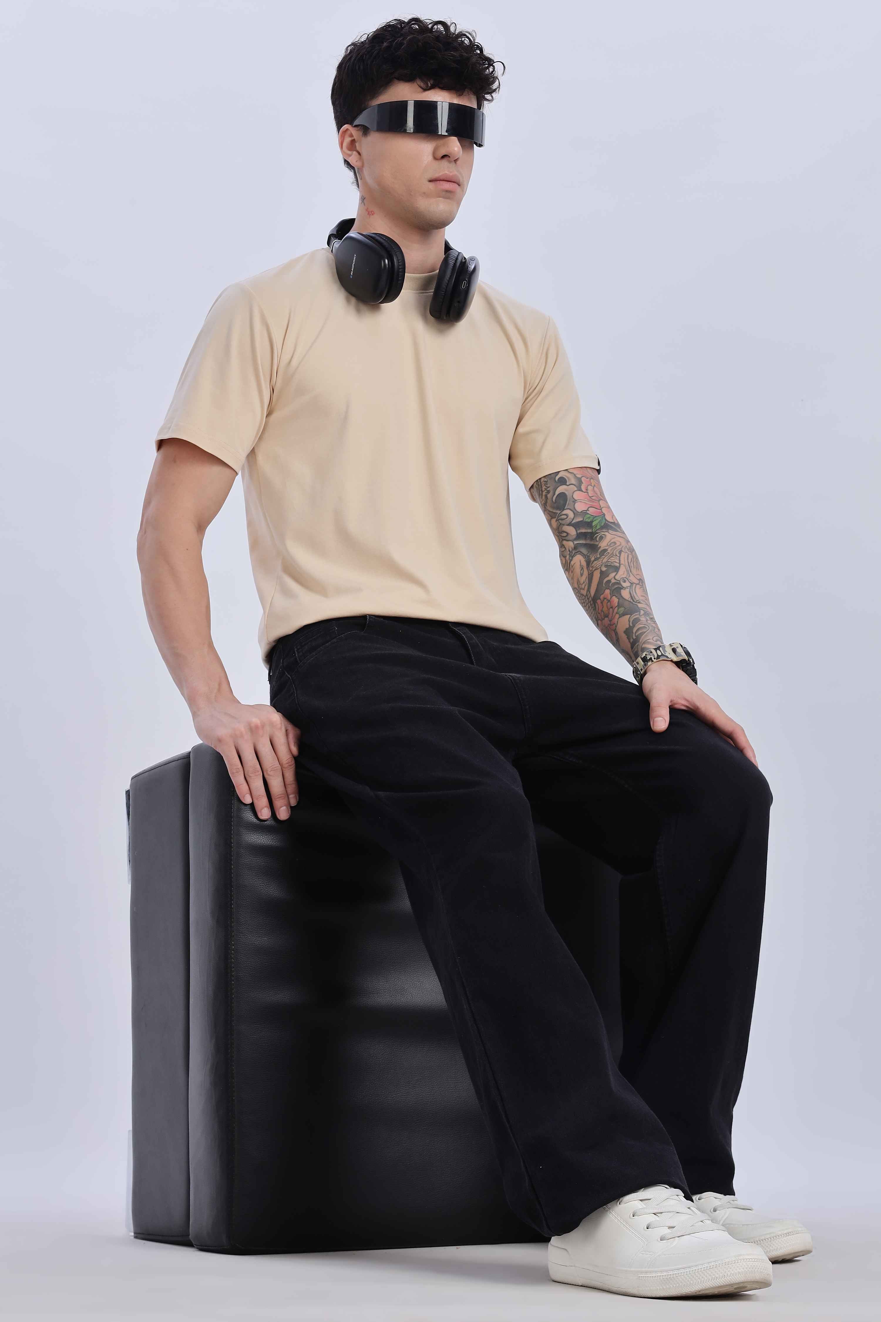Relaxed Fit Beige Tshirt