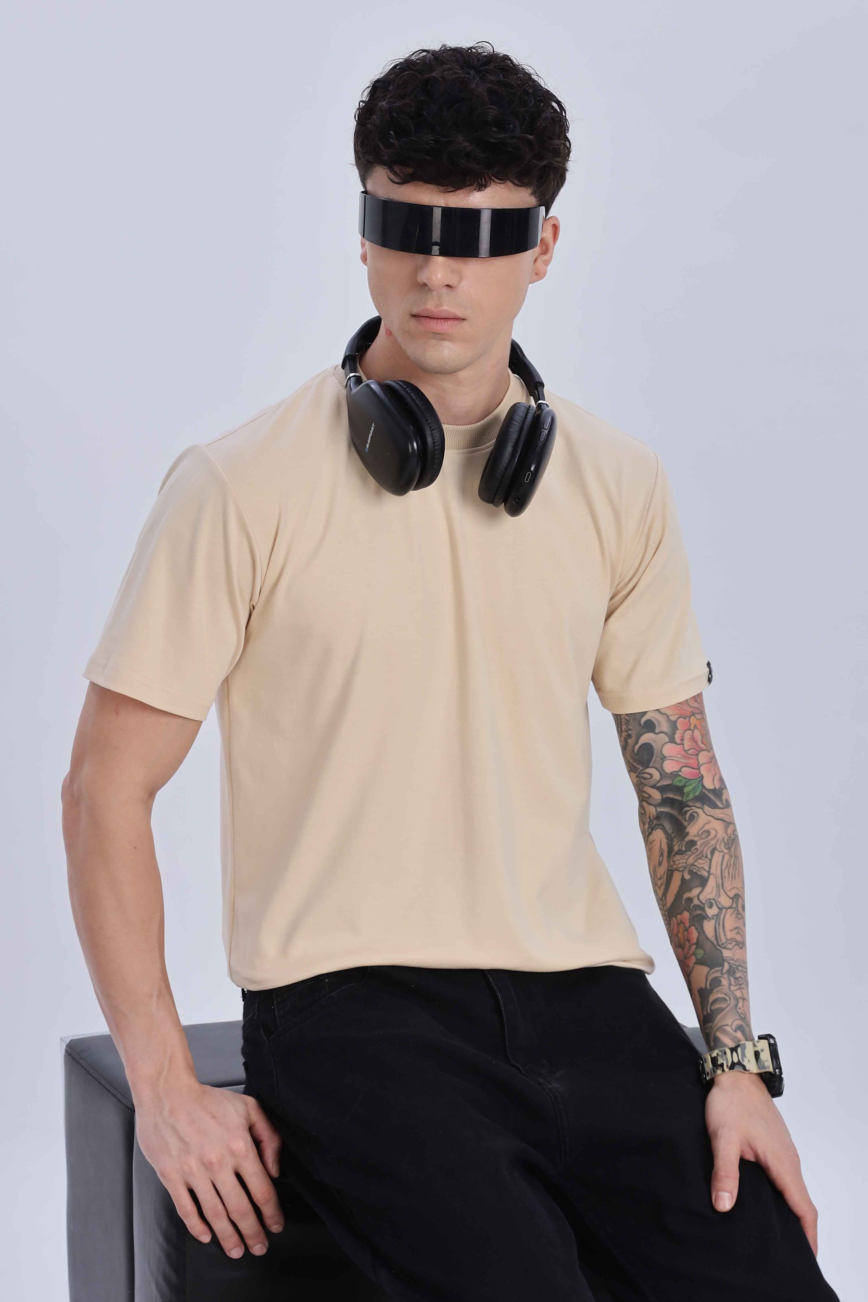 Relaxed Fit Beige Tshirt