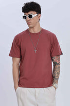 Relaxed Fit Coral Red Tshirt