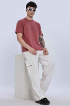 Relaxed Fit Coral Red Tshirt