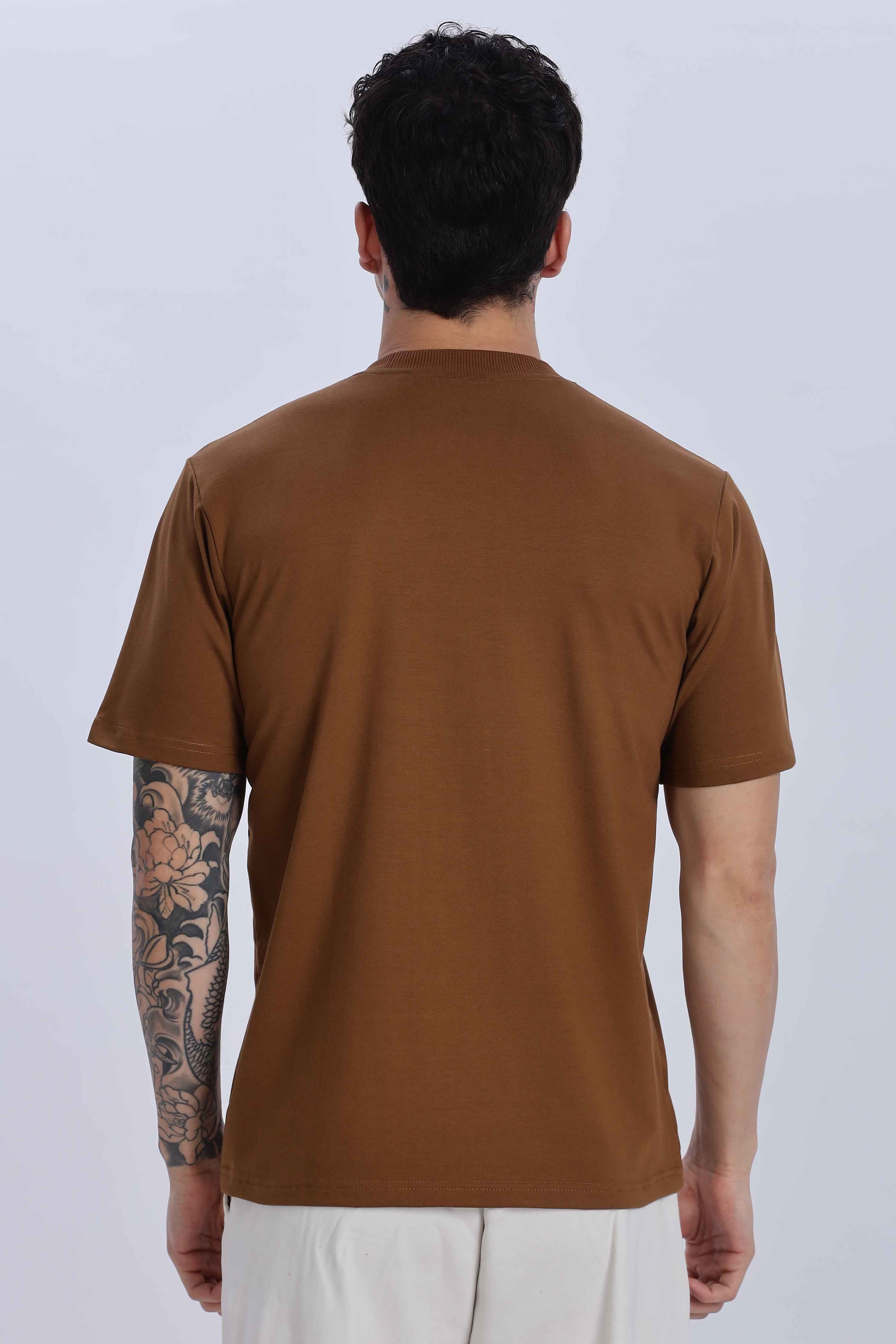 Relaxed Fit Light Brown Tshirt