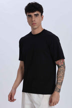 Relaxed Fit Black Tshirt