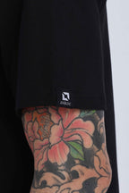 Relaxed Fit Black Tshirt