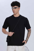Relaxed Fit Black Tshirt