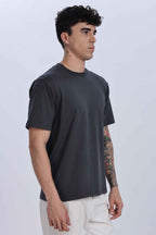 Relaxed Fit Charcoal Black Tshirt