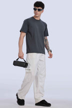 Relaxed Fit Charcoal Black Tshirt