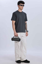 Relaxed Fit Charcoal Black Tshirt