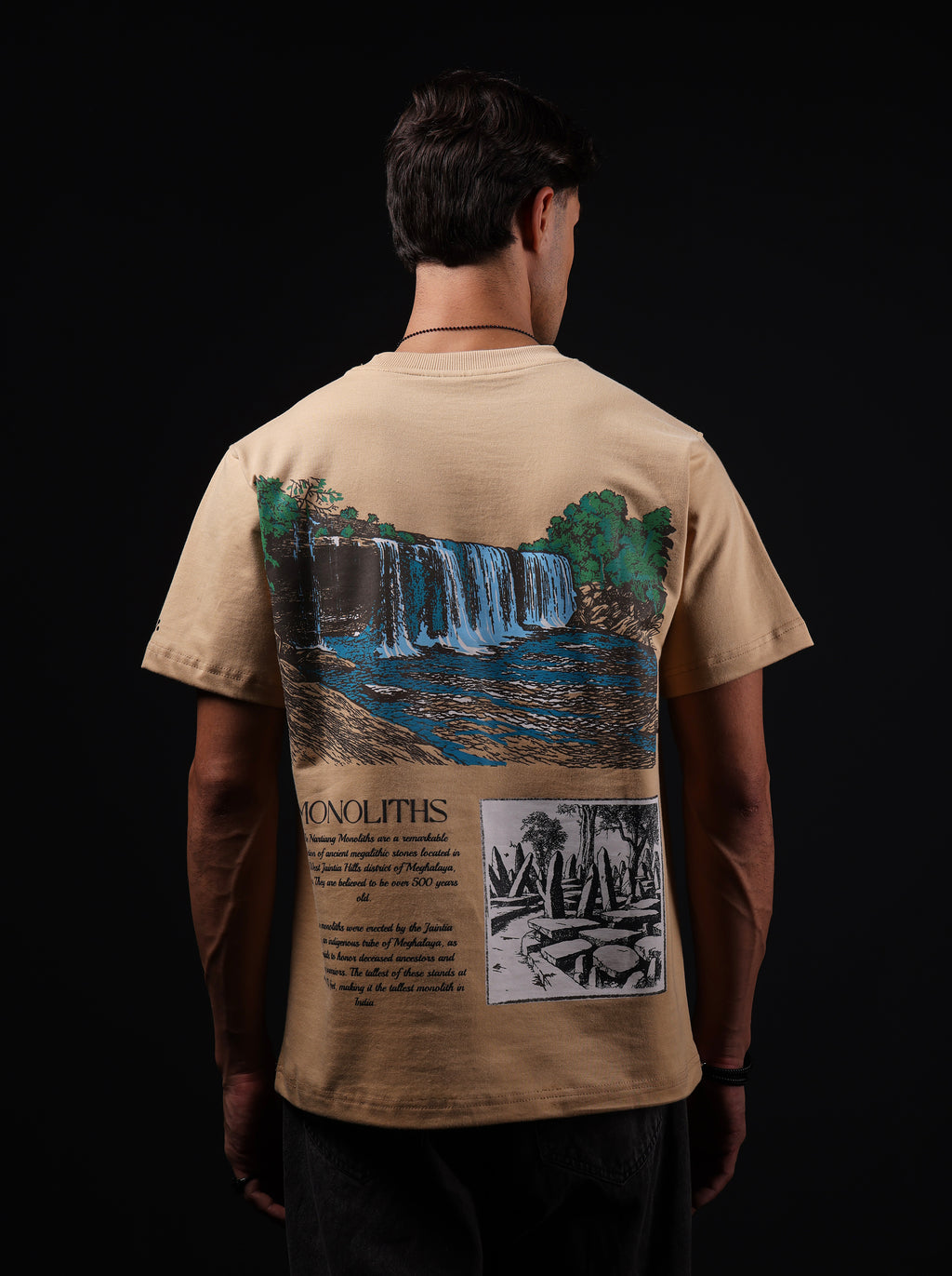 Monolith Beige Oversized T-Shirt