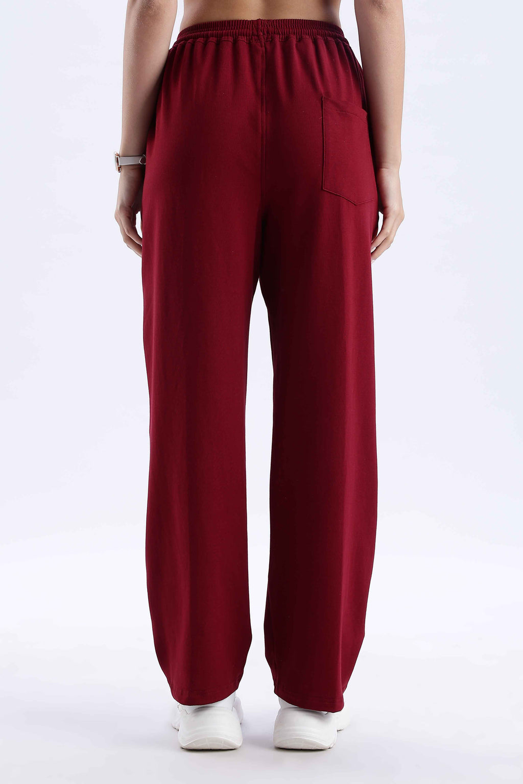 TROUSERS BAGGY FIT MAROON