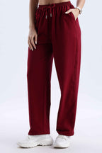 TROUSERS BAGGY FIT MAROON