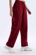 TROUSERS BAGGY FIT MAROON