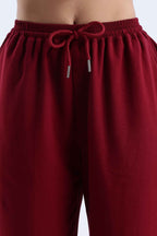 TROUSERS BAGGY FIT MAROON