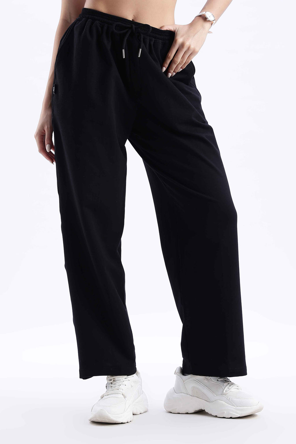 TROUSERS BAGGY FIT BLACK