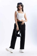 TROUSERS BAGGY FIT BLACK