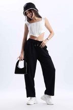 TROUSERS BAGGY FIT BLACK