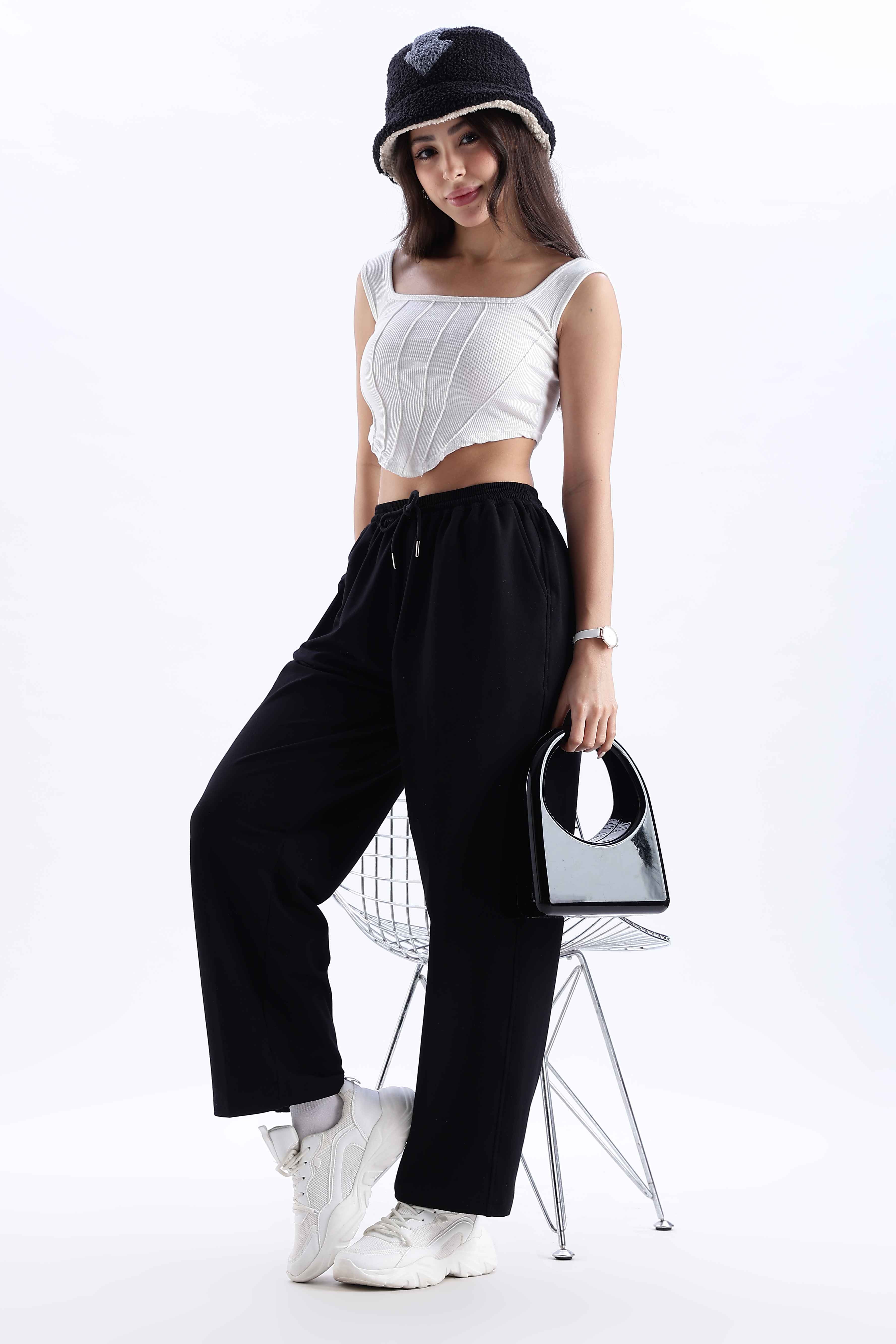 TROUSERS BAGGY FIT BLACK