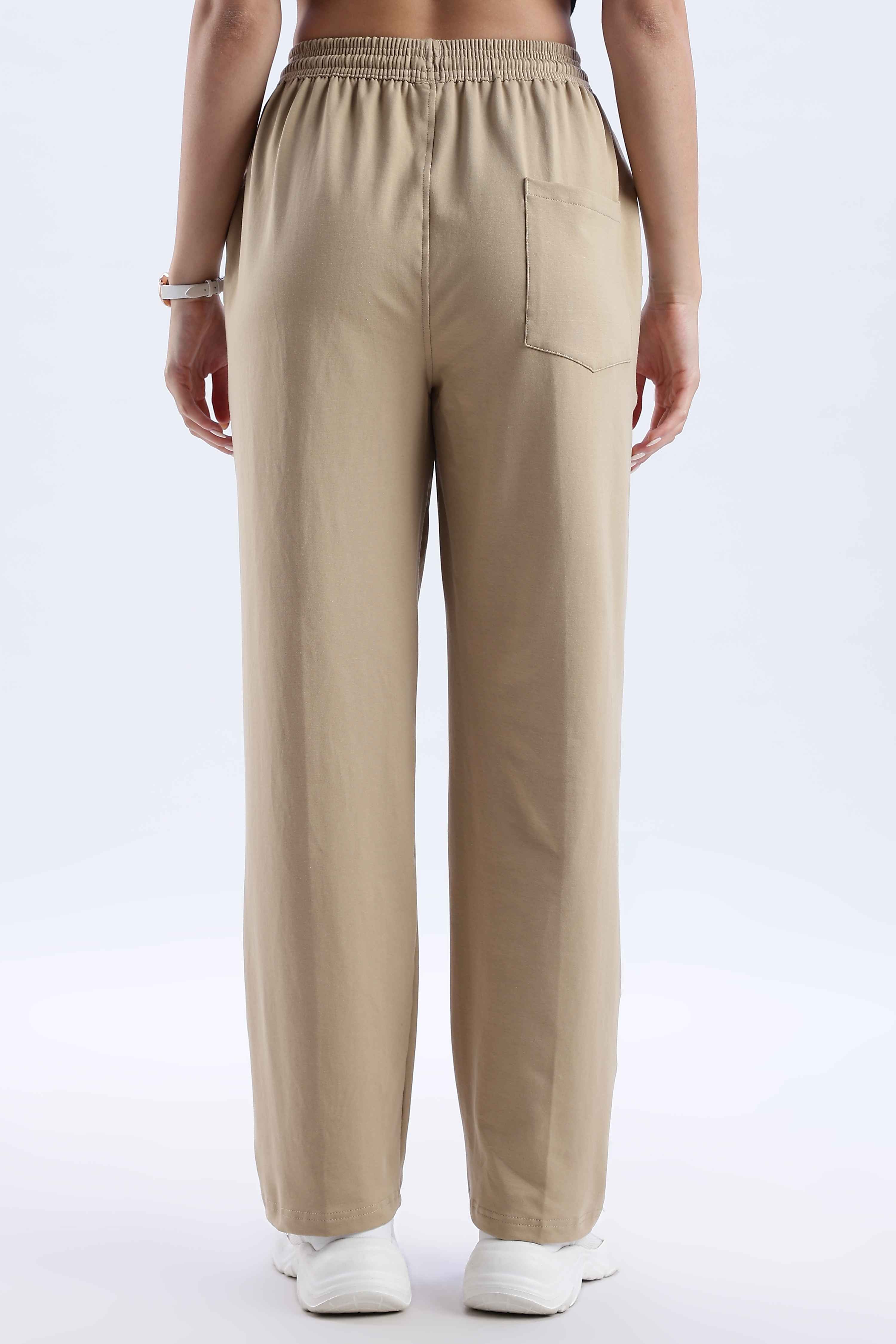 TROUSERS BAGGY FIT BEIGE