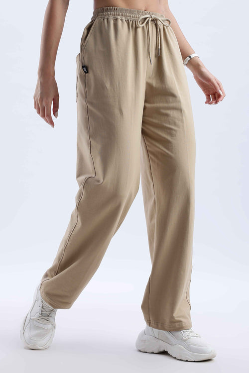 TROUSERS BAGGY FIT BEIGE