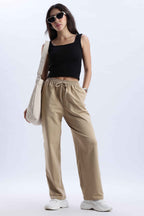 TROUSERS BAGGY FIT BEIGE