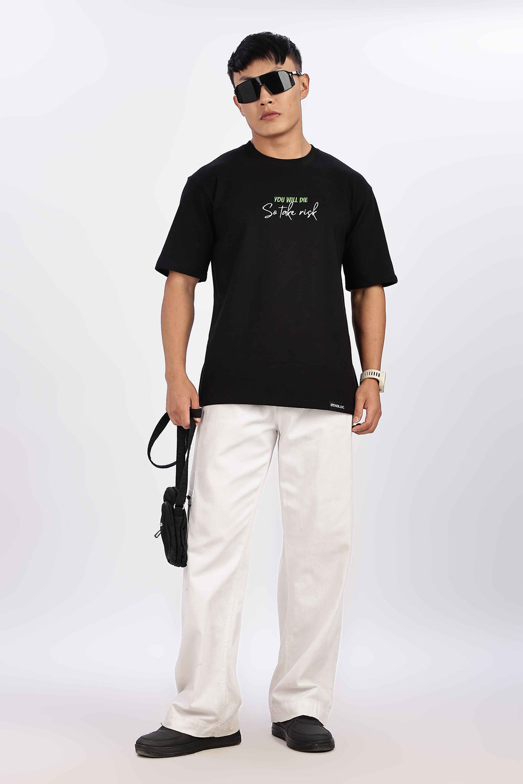 You Will Die So Take Risk Black Tshirt