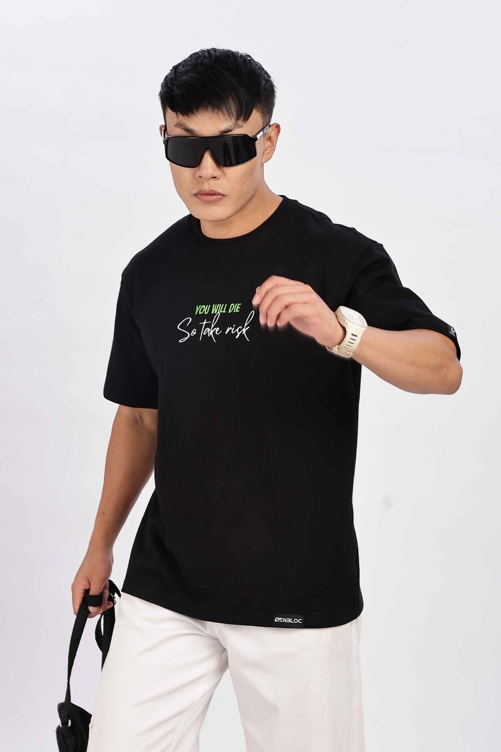 You Will Die So Take Risk Black Tshirt