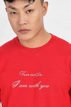 Fear Not For I Am With You Red Tshirt