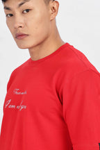 Fear Not For I Am With You Red Tshirt