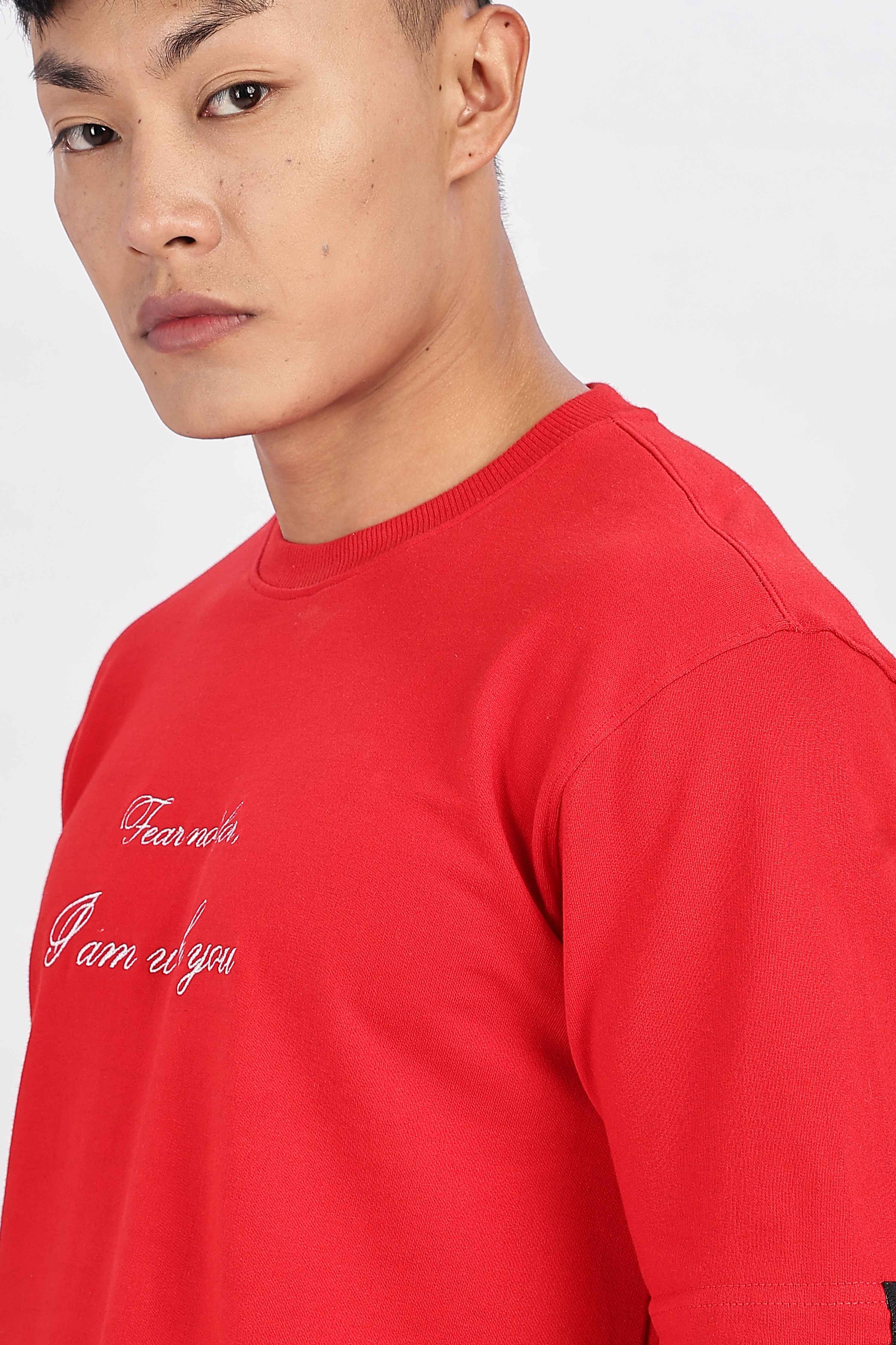 Fear Not For I Am With You Red Tshirt