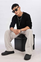 TROUSERS BAGGY FIT GREY