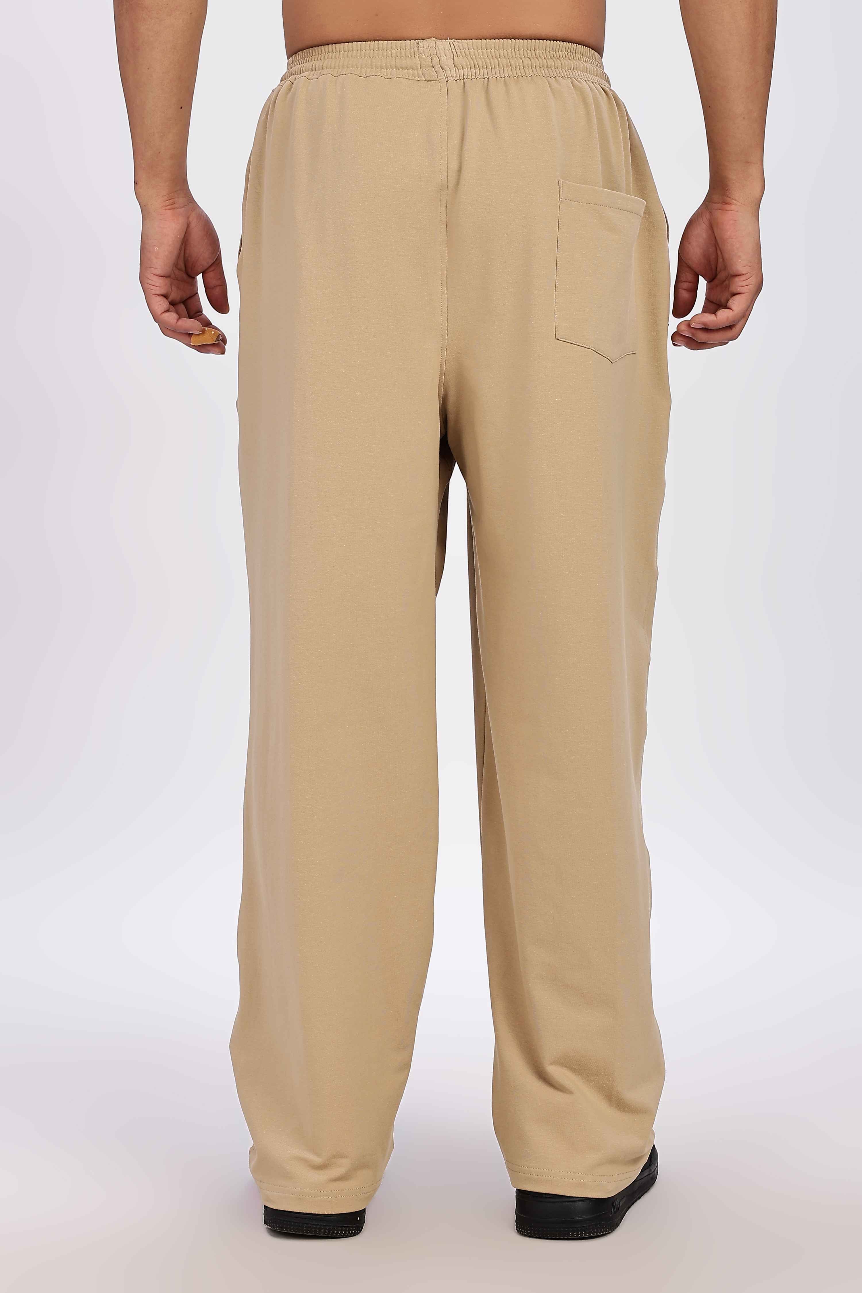 TROUSERS BAGGY FIT BEIGE