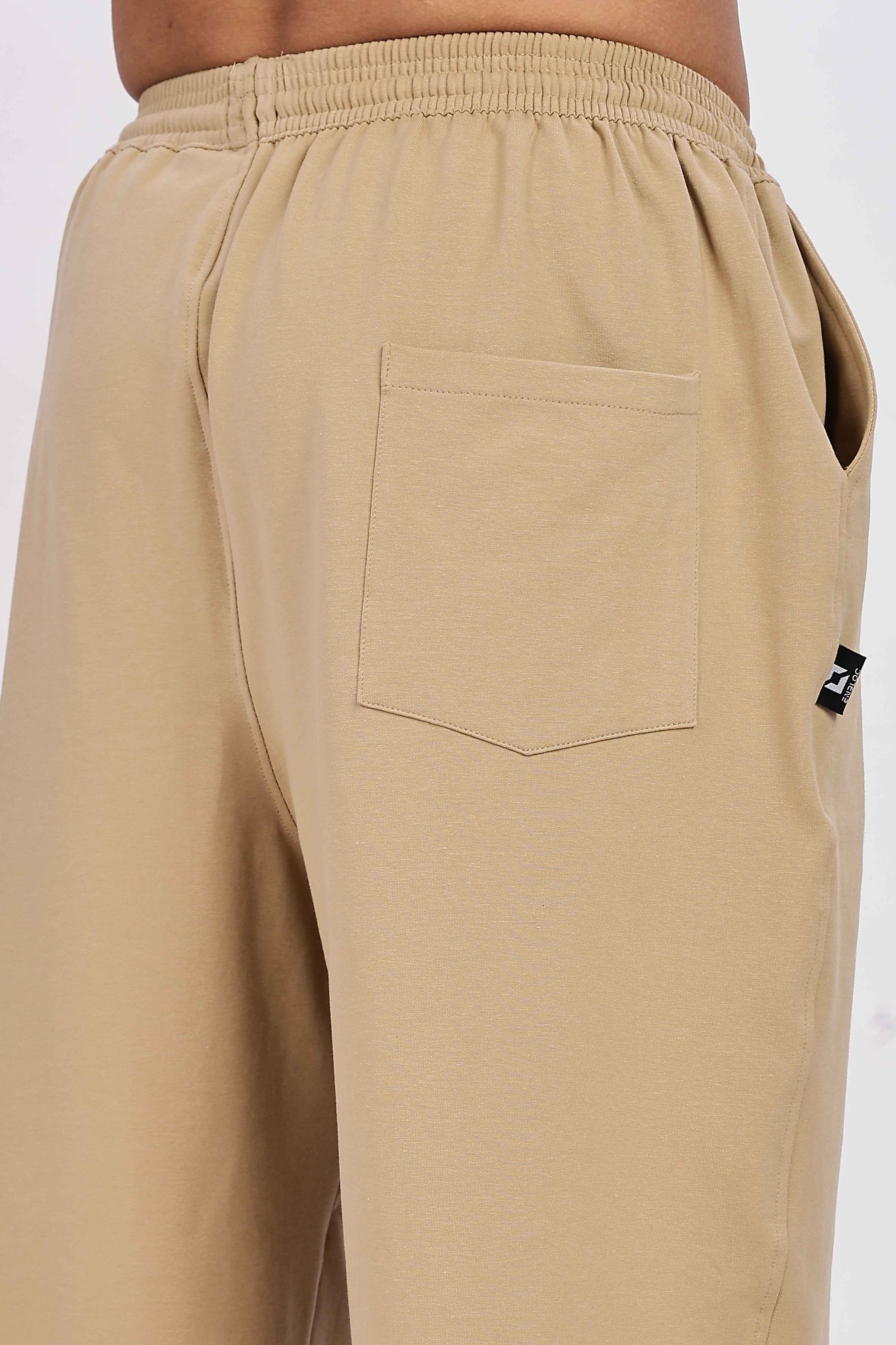 TROUSERS BAGGY FIT BEIGE