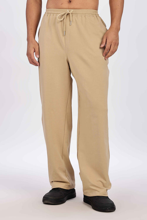 TROUSERS BAGGY FIT BEIGE