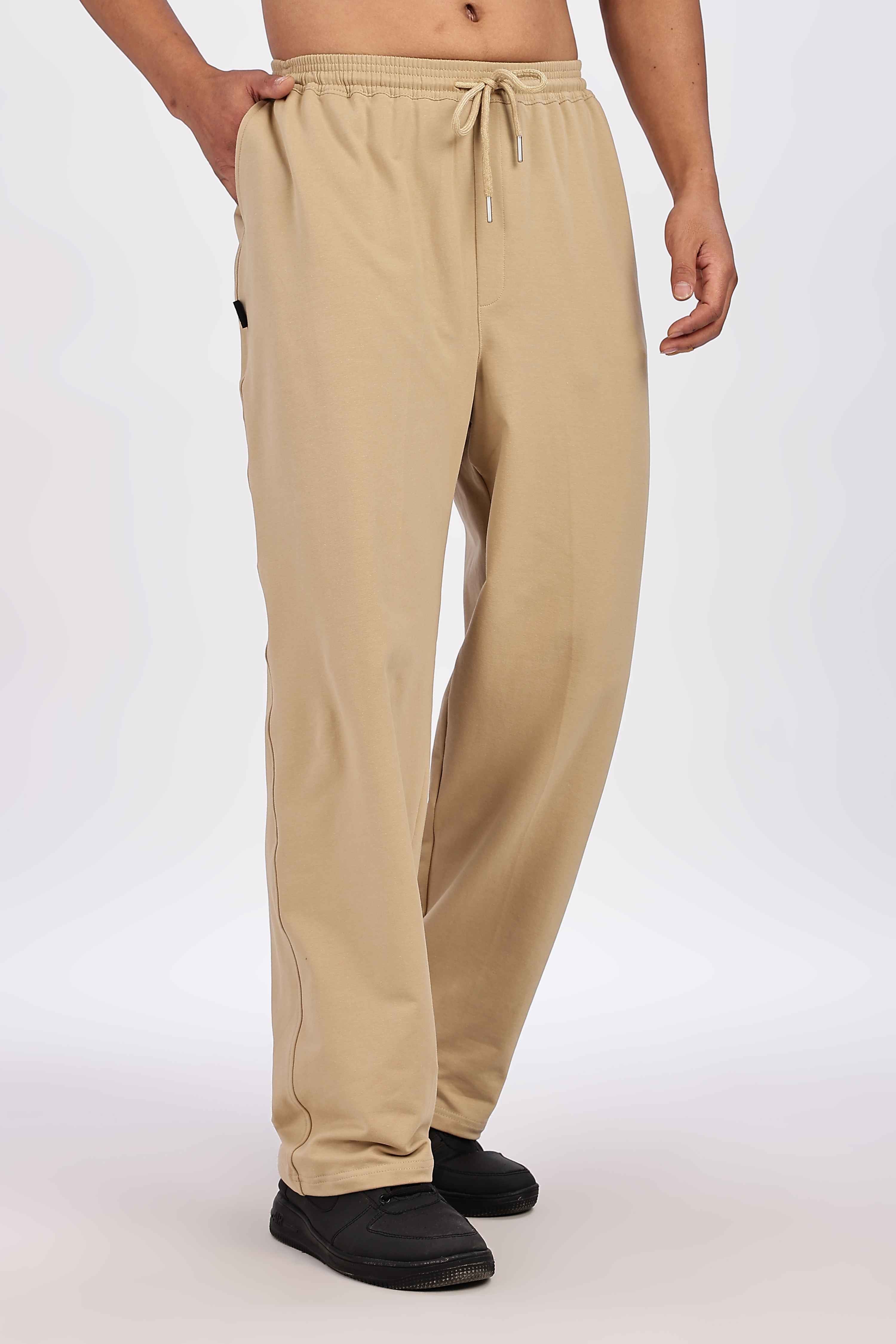 TROUSERS BAGGY FIT BEIGE