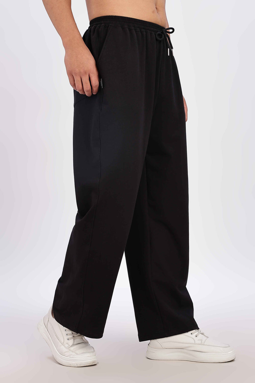 TROUSERS BAGGY FIT BLACK