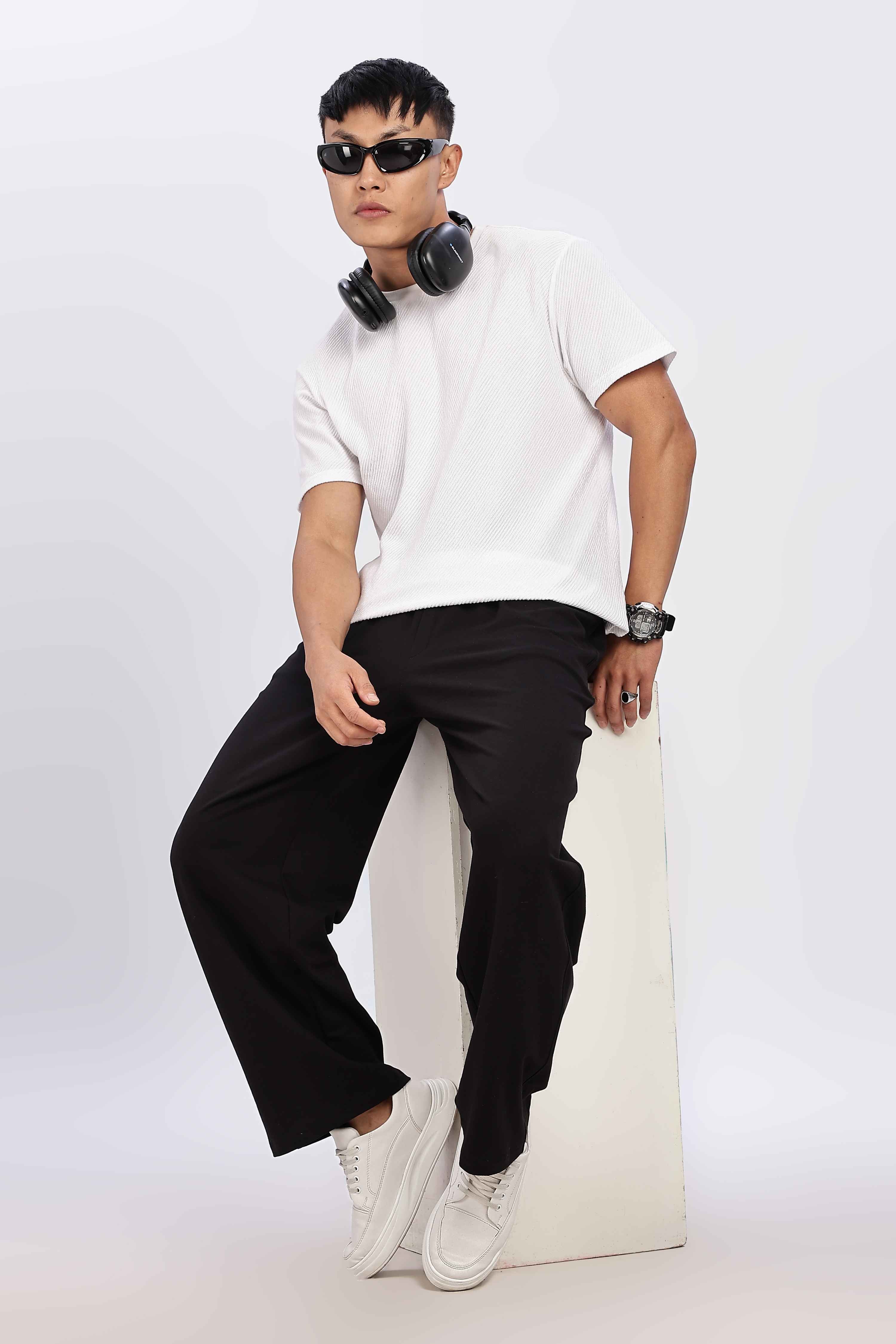 TROUSERS BAGGY FIT BLACK