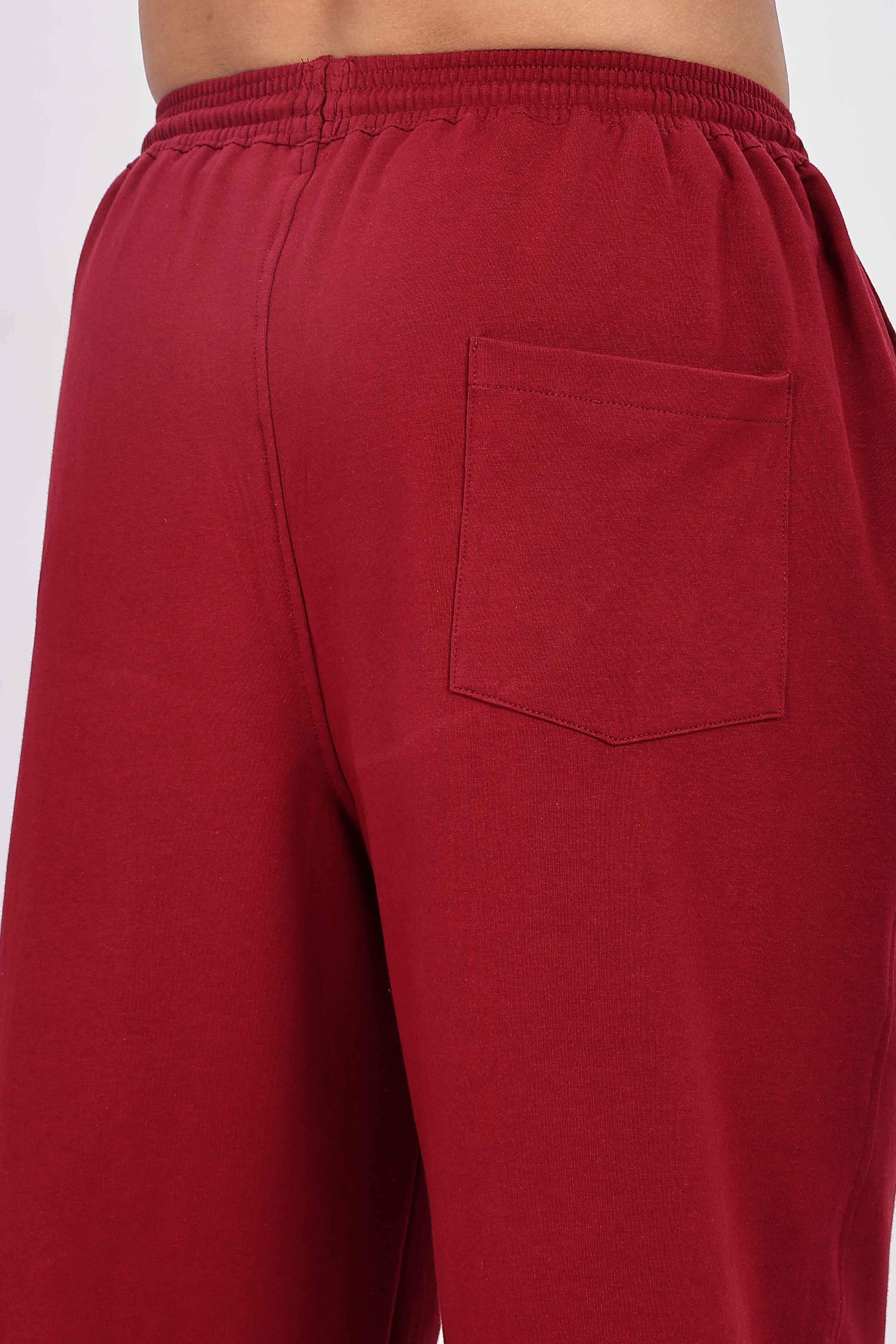 TROUSERS BAGGY FIT MAROON