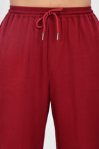 TROUSERS BAGGY FIT MAROON