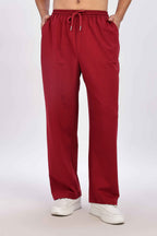 TROUSERS BAGGY FIT MAROON