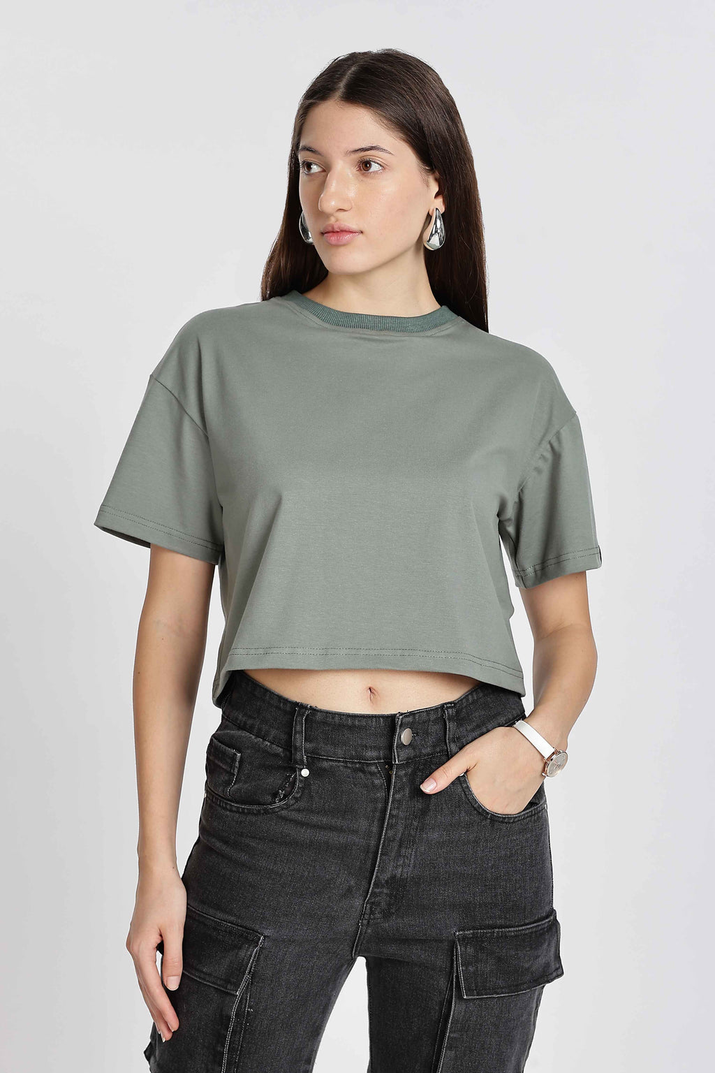 CROP TOP MINT GREEN