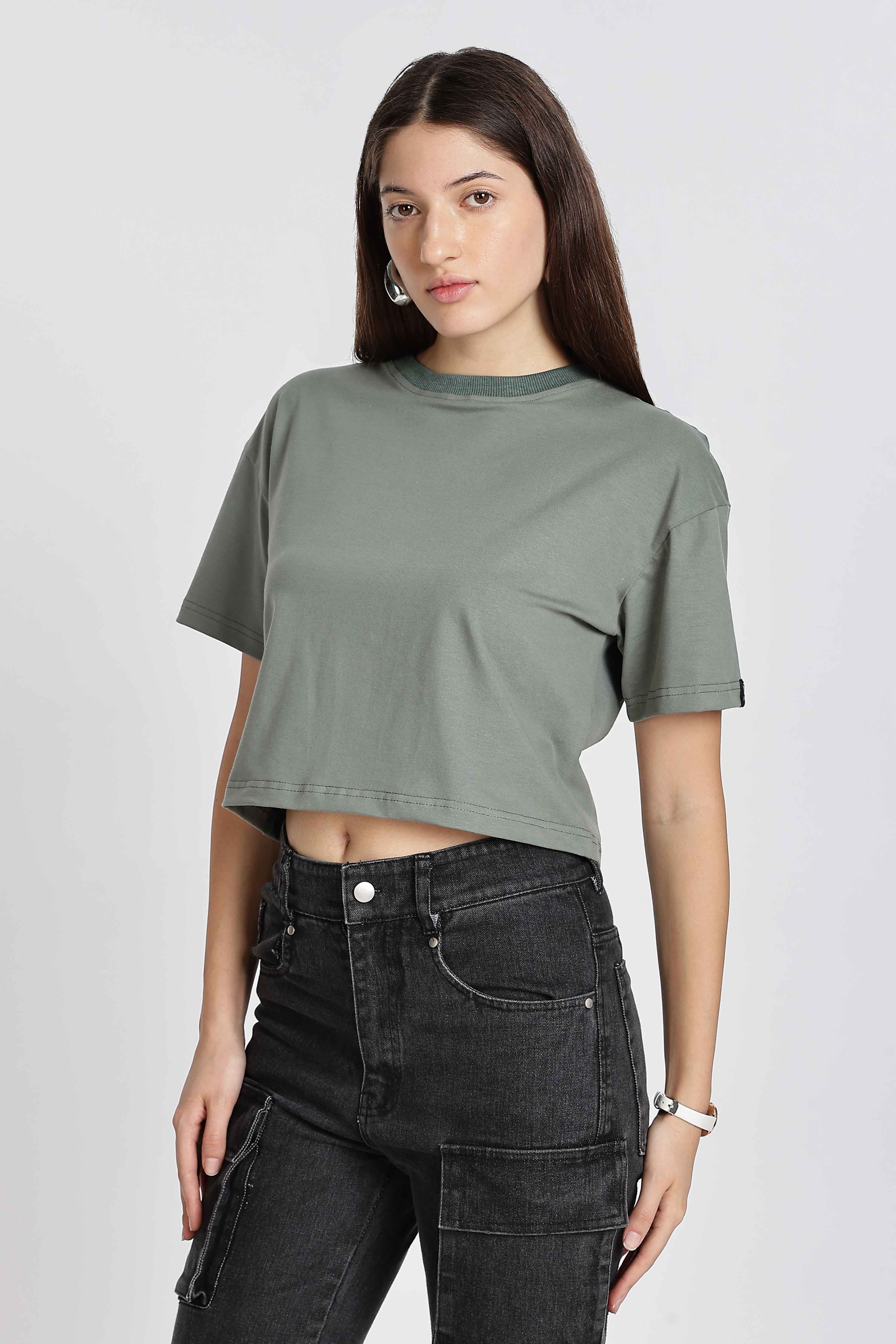 CROP TOP MINT GREEN