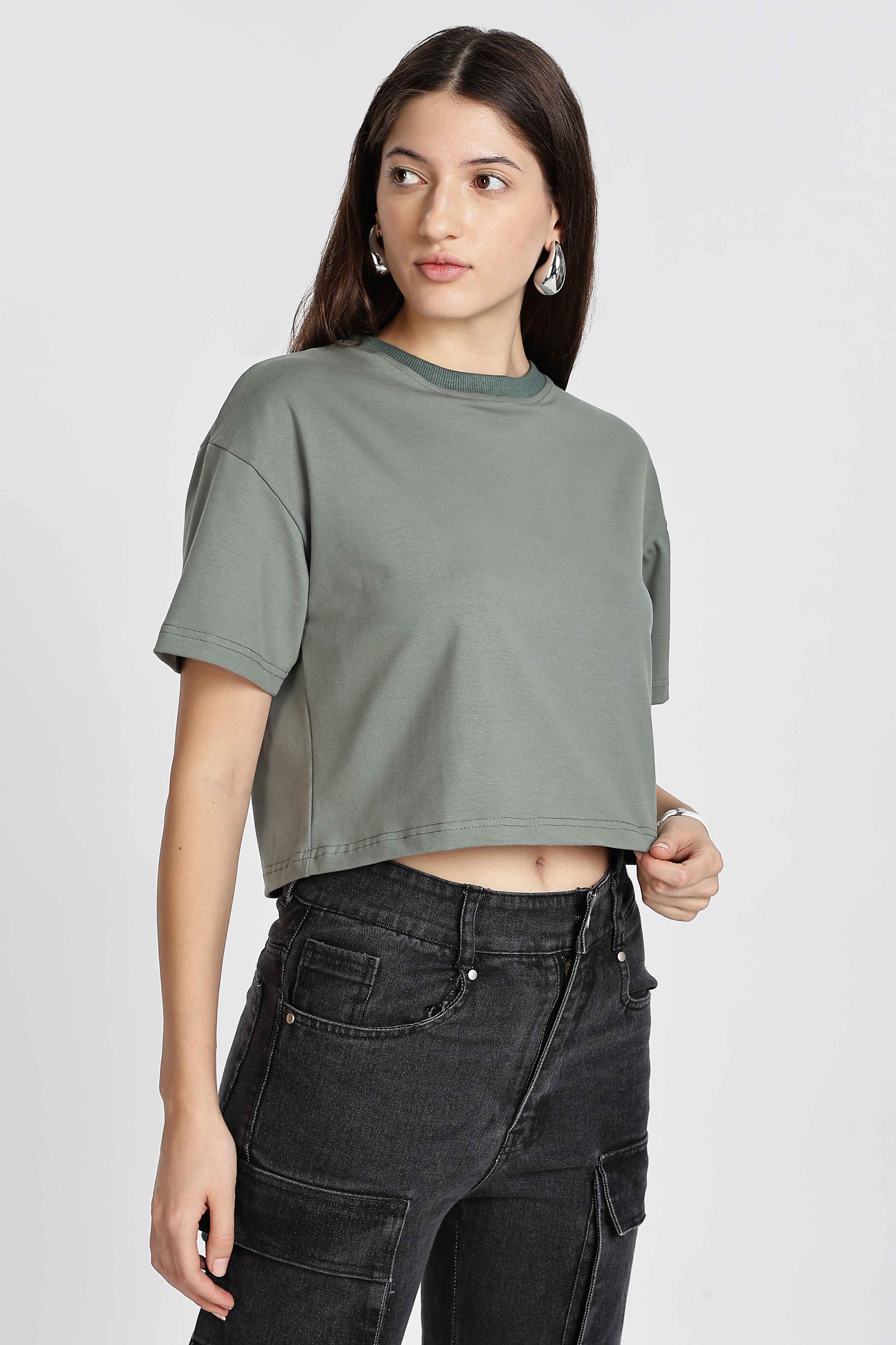 CROP TOP MINT GREEN