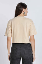 CROP TOP BEIGE