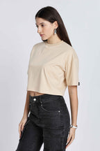 CROP TOP BEIGE